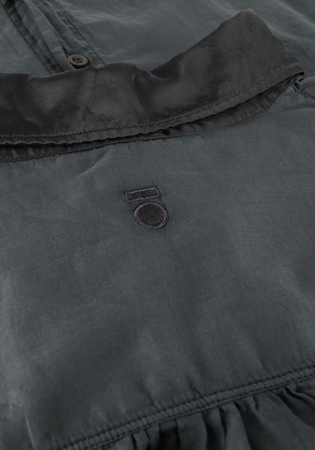 Blauwe 10DAYS Midi jurk DRESS PARIS VOILE - large