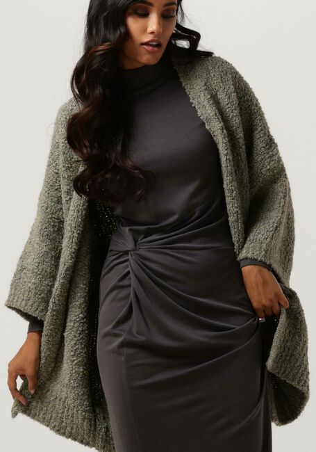 SIMPLE Gilet KNIT-BOCC-23-1 en taupe - large