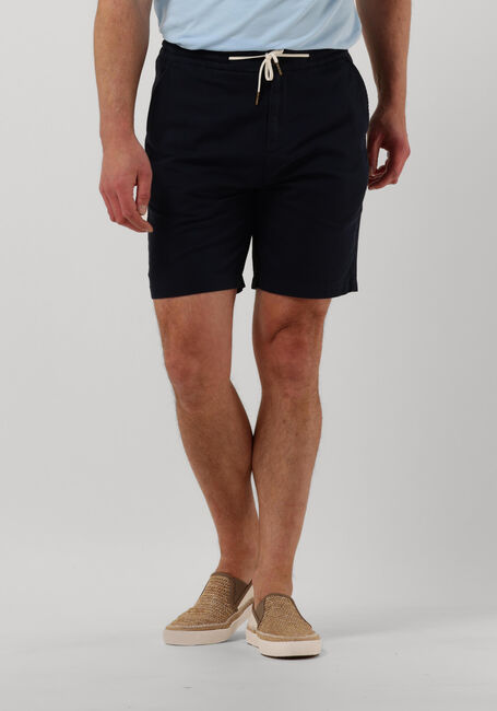 Donkerblauwe SCOTCH & SODA Korte broek FAVE - COTTON/LINEN TWILL BERMUDA SHORT - large