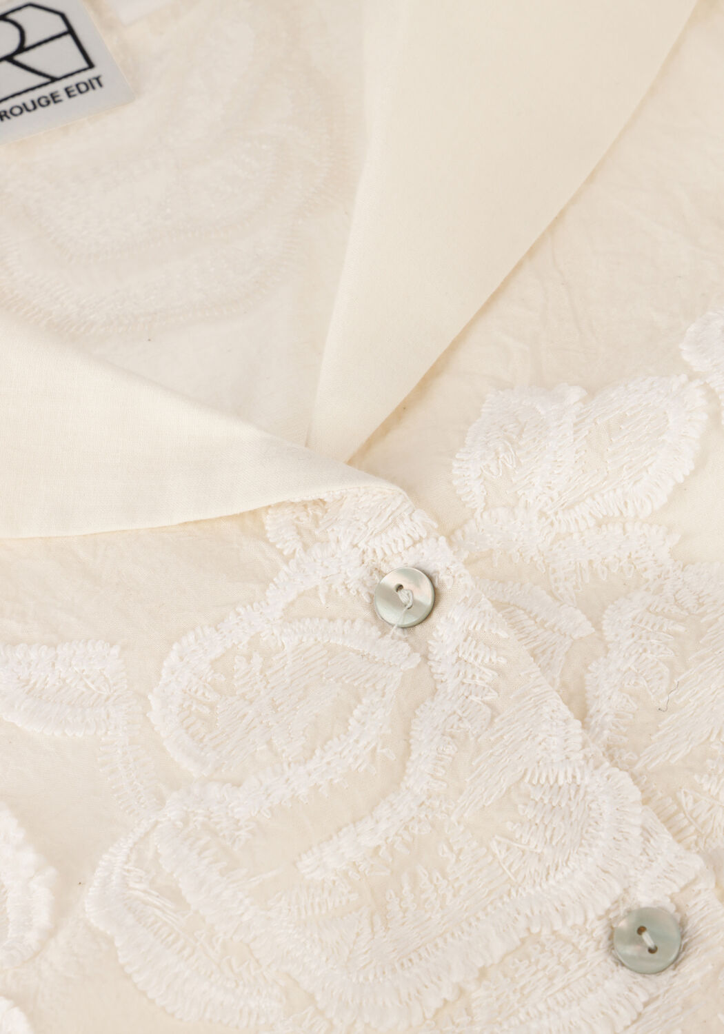 ROUGE EDIT ROUZOE SS RESORT COLAB SHIRT Blouses en beige - large