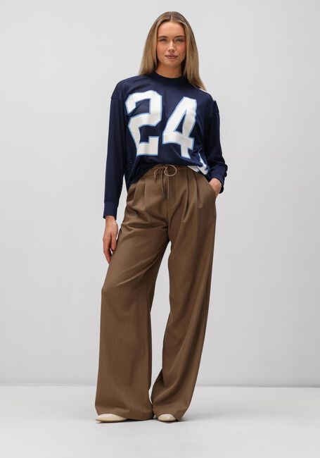 HAUTE L'AMITI&Eacute; Pantalon de jogging MICHELLE TAILOR TIE TALL PANT en marron - large