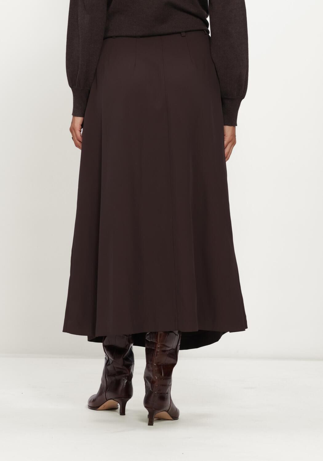 CO'COUTURE Jupe maxi ALINICC ANYA PLEAT SKIRT en marron - large