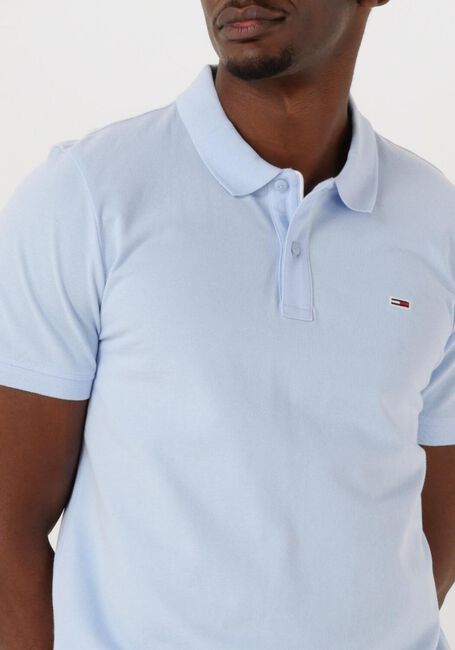 TOMMY JEANS Polo TJM SLIM PLACKET POLO EXT Bleu clair - large