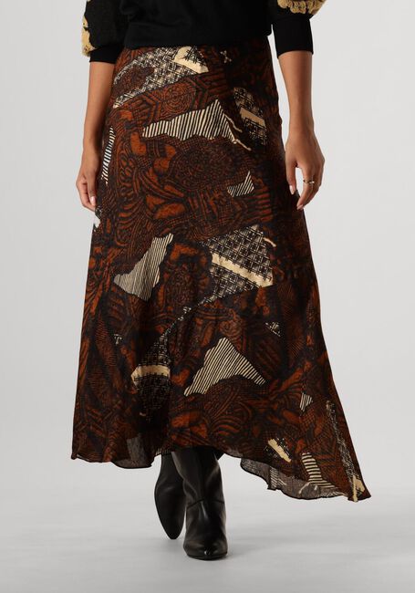 MES DEMOISELLES Jupe maxi ANCHOR en marron - large