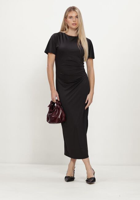 ROSEMUNDE Mini robe RWBRIDGET O-NECK LONG DRESS en noir - large