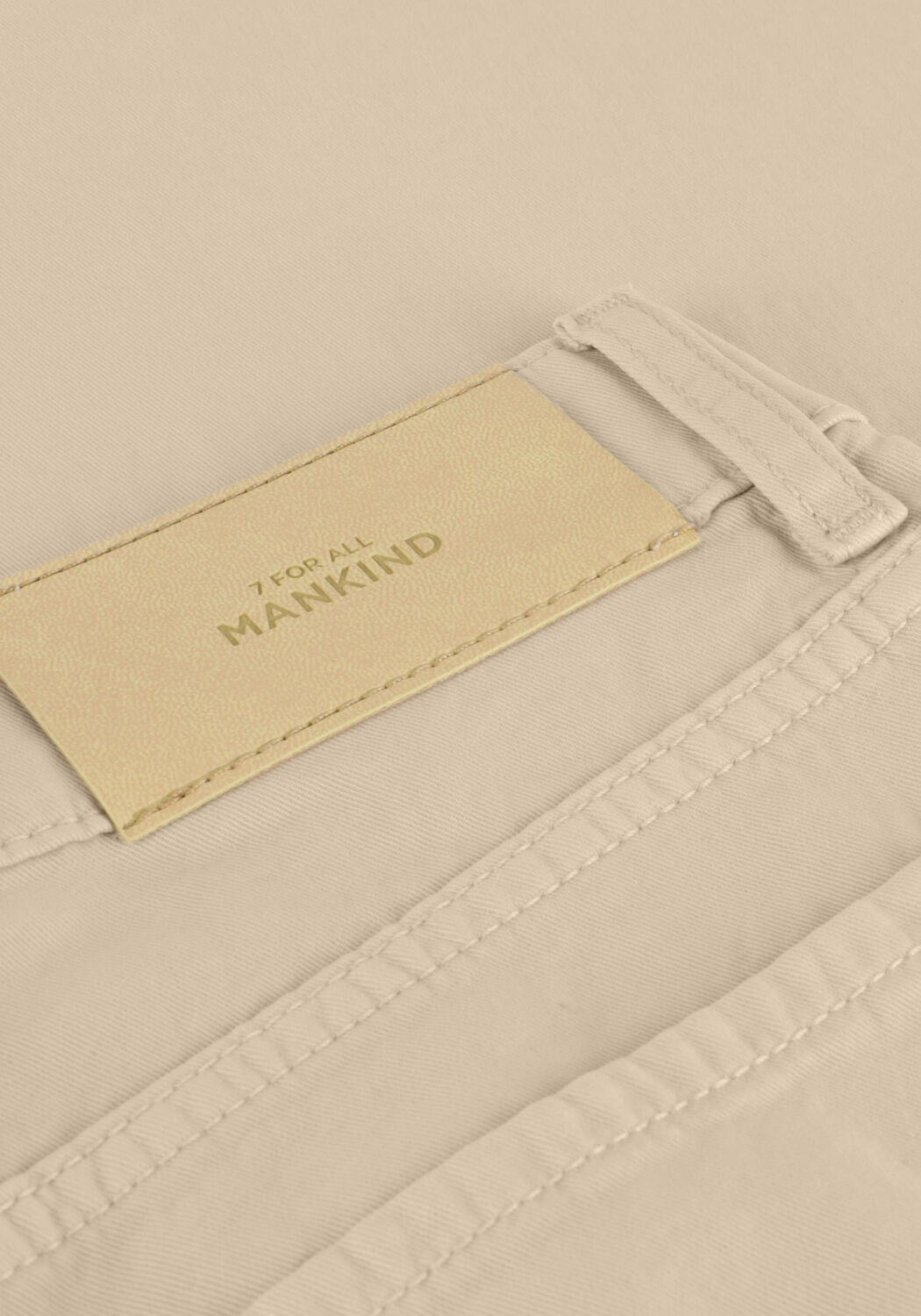 Beige 7 FOR ALL MANKIND Straight leg jeans LOTTA TWILL CREME - large