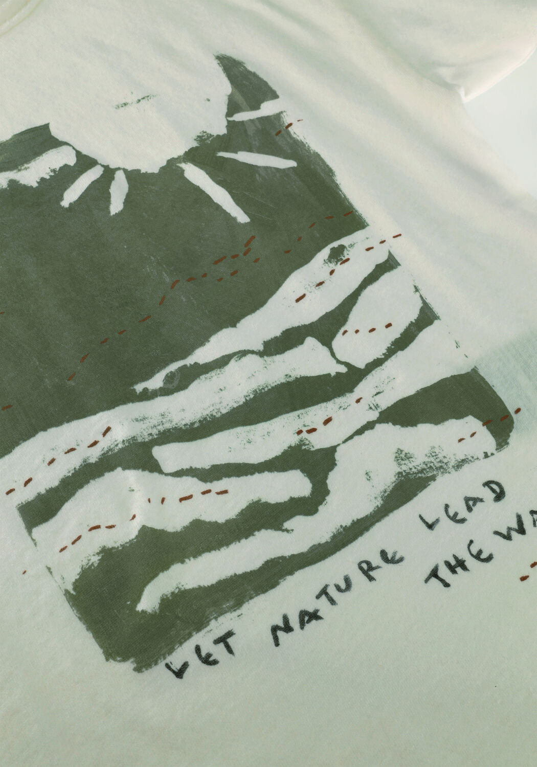 PLAY UP T-shirt JERSEY T-SHIRT &Eacute;cru - large