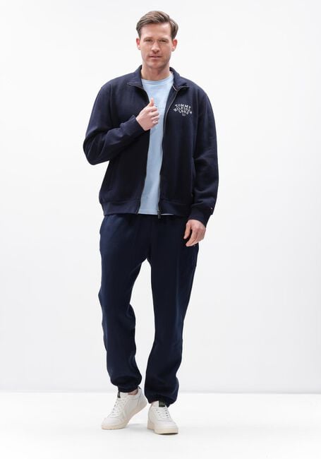 TOMMY HILFIGER Pantalon de jogging ESSENTIAL FLEECE SWEATPANTS Bleu fonc&eacute; - large