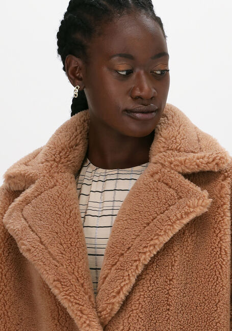 STAND STUDIO Manteau Teddy MARIA COAT TEDDY en camel - large