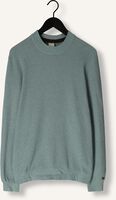 CAST IRON Pull MOCK NECK FINE BOUCLE en bleu CAST IRON Pull MOCK NECK FINE BOUCLE en bleu - medium