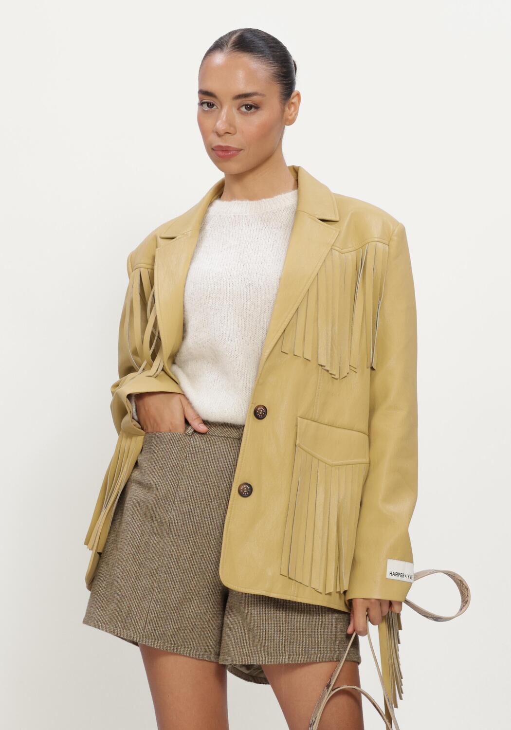 HARPER & YVE Blazer CASEY-BL en camel - large