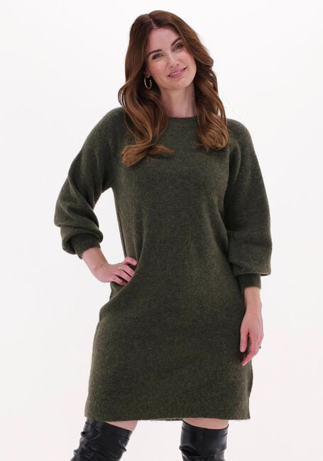 SELECTED FEMME Mini robe LULU LS KNIT DRESS O-NECK en vert - large