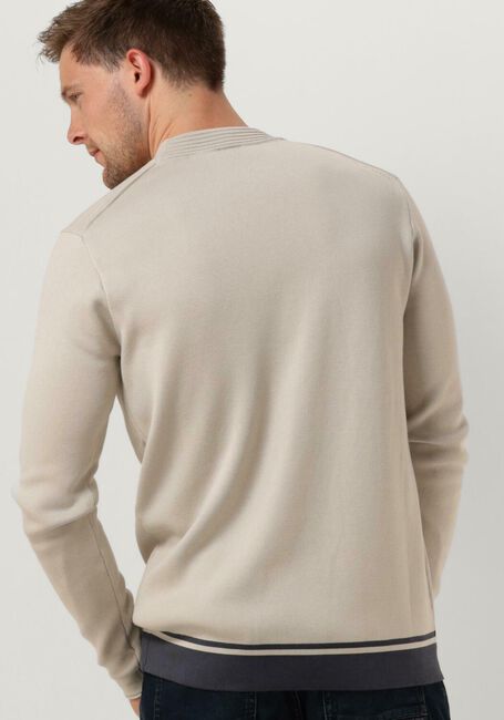 CAST IRON Pull MOCK NECK COTTON MODAL MOCKNECK en beige - large