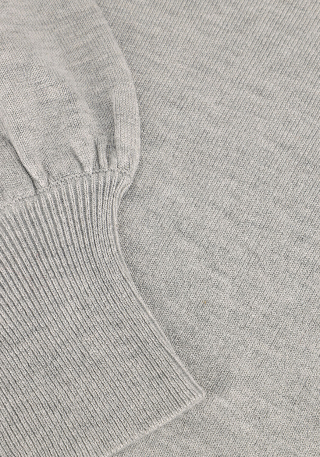 SUMMUM Pull ROUND NECK SWEATER SOFT VISCOSE POLYAMIDE KNIT en gris - large