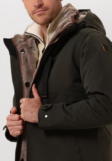 PME LEGEND Parkas SEMI LONG JACKET SNOWPACK TRAIL RIPSTOP en vert - large