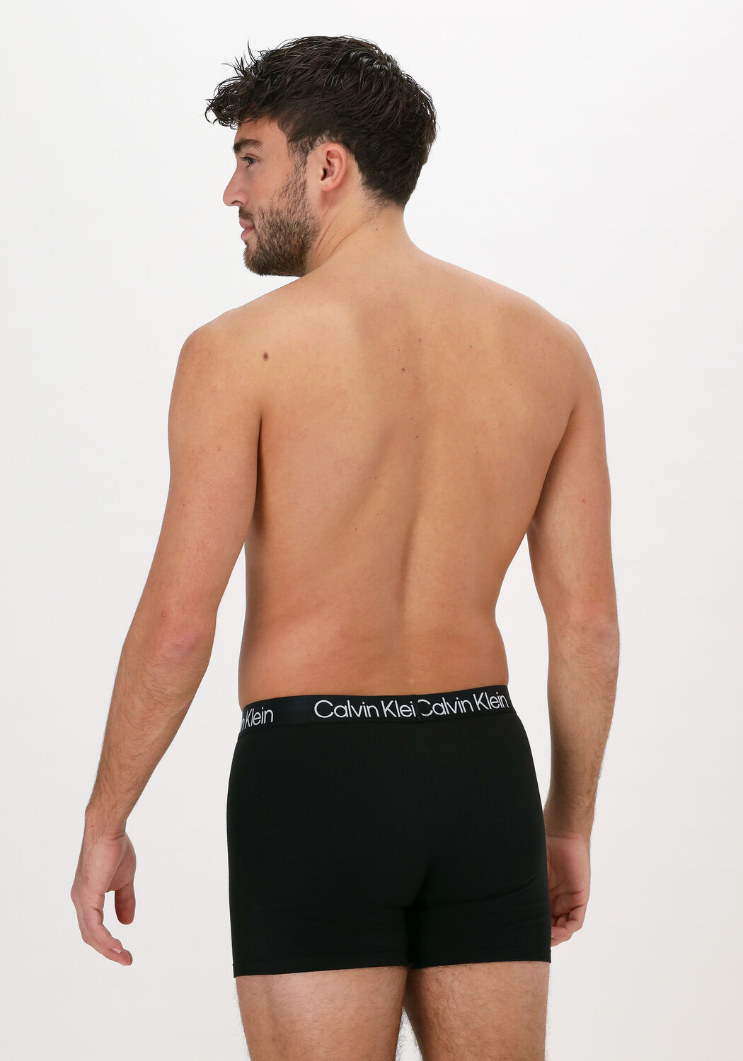 Zwarte CALVIN KLEIN UNDERWEAR Boxershorts 3-PACK BOXER BRIEFS - large