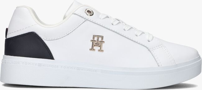 Witte TOMMY HILFIGER Lage sneakers TH COURT - large