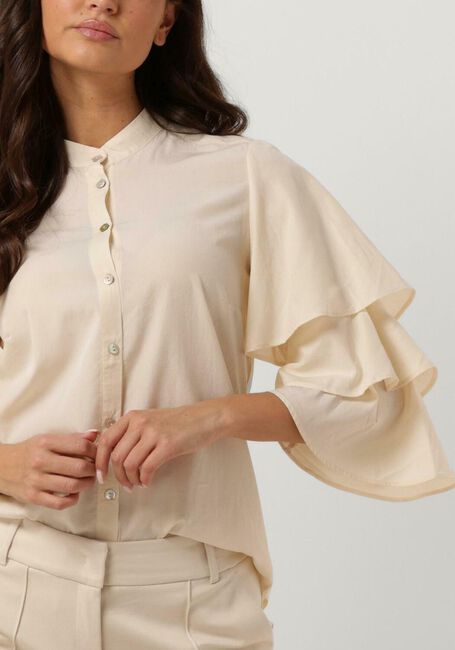 Gebroken wit SUMMUM  BLOUSE LYOCELL COTTON - large