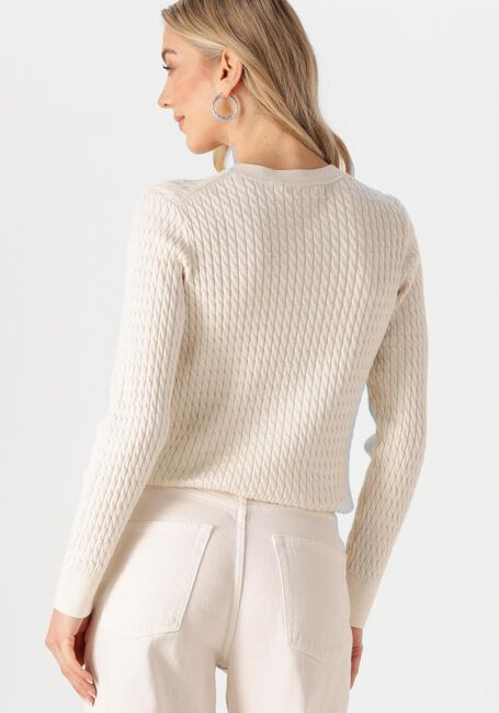 TOMMY HILFIGER Pull CO CABLE FINE CG Blanc - large