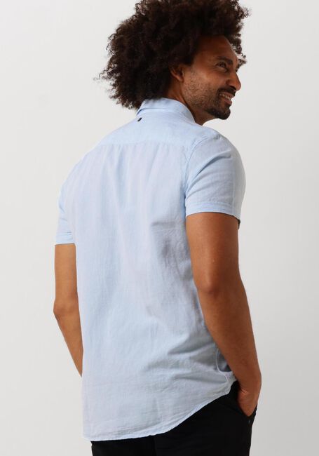 PME LEGEND Chemise décontracté SHORT SLEEVE SHIRT CTN LINEN 2TONEN OWEN en bleu - large