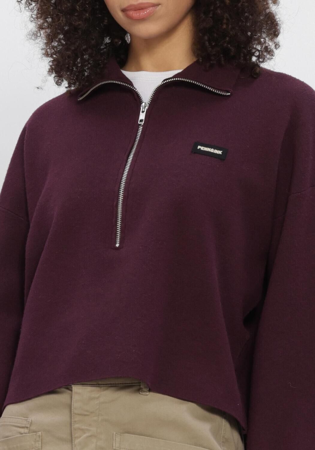 Bordeaux PENN & INK Trui W26B420 - large