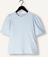 SELECTED WOMEN T-shirt SLFPENELOPE 2/4 RUFFLE TEE Bleu clair SELECTED WOMEN T-shirt SLFPENELOPE 2/4 RUFFLE TEE Bleu clair - medium