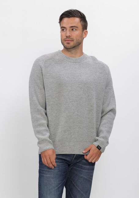 Lichtgrijze BUTCHER OF BLUE Trui CARTER KNIT CREW - large