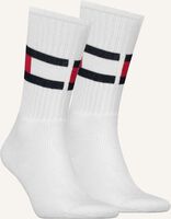 TOMMY HILFIGER Chaussettes TH FLAG en blanc TOMMY HILFIGER Chaussettes TH FLAG en blanc - medium