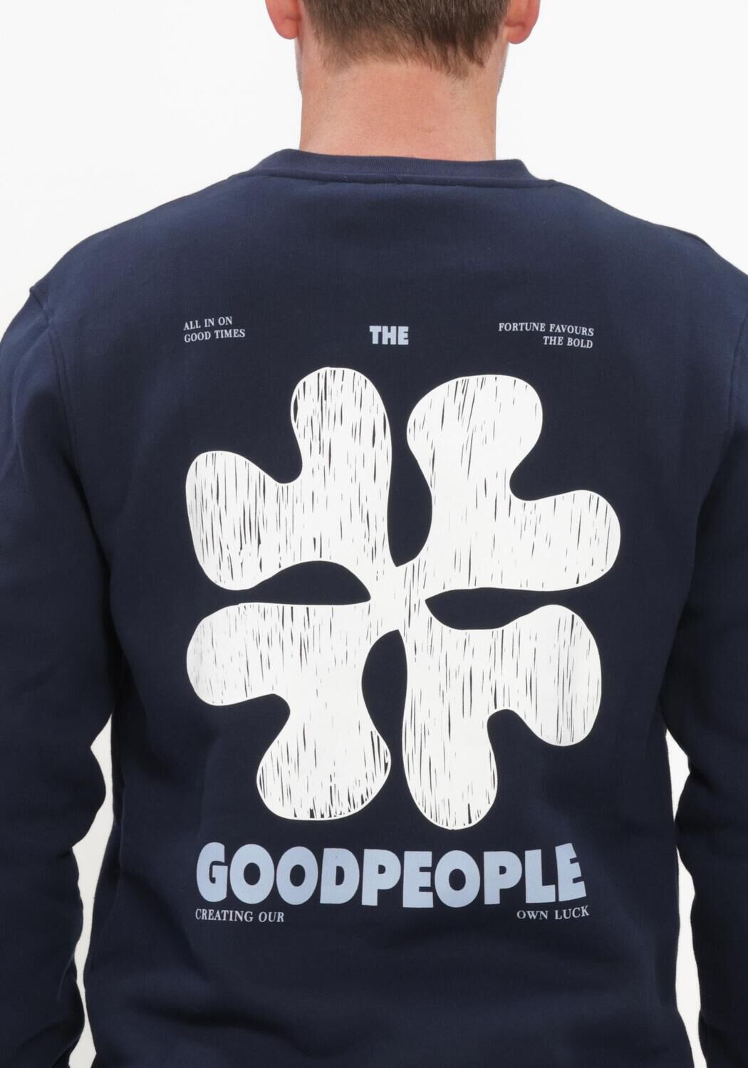 Donkerblauwe THE GOODPEOPLE Trui LITO - large