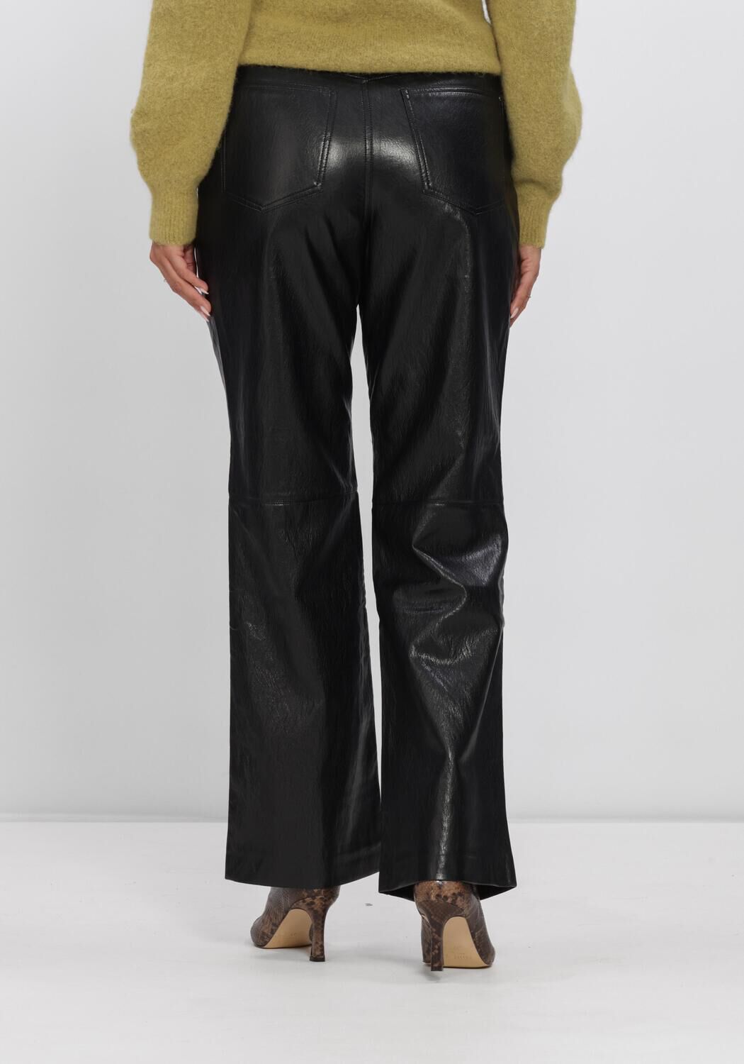 Zwarte AAIKO Broeken/jumpsuits RIANNE PU 689 - large
