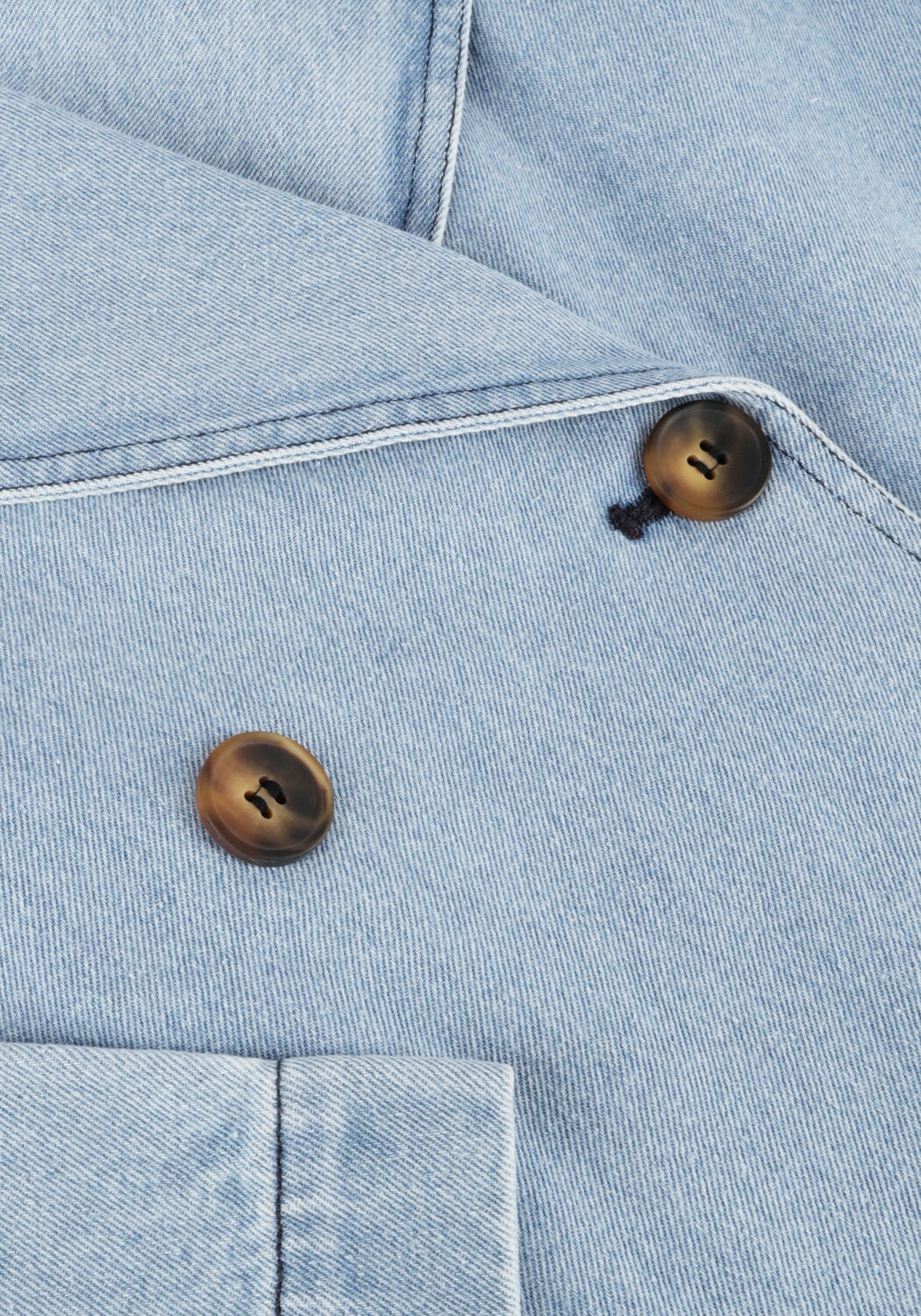 MODSTR&Ouml;M Trenchcoats MADELINEMD DENIM JACKET en bleu - large