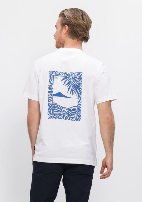 GENTI T-shirt T-SHIRT SS 1223 en blanc - large