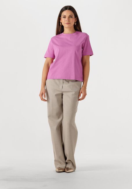 Roze SELECTED FEMME T-shirt SLFESSENTIAL SS BOXY TEE - large