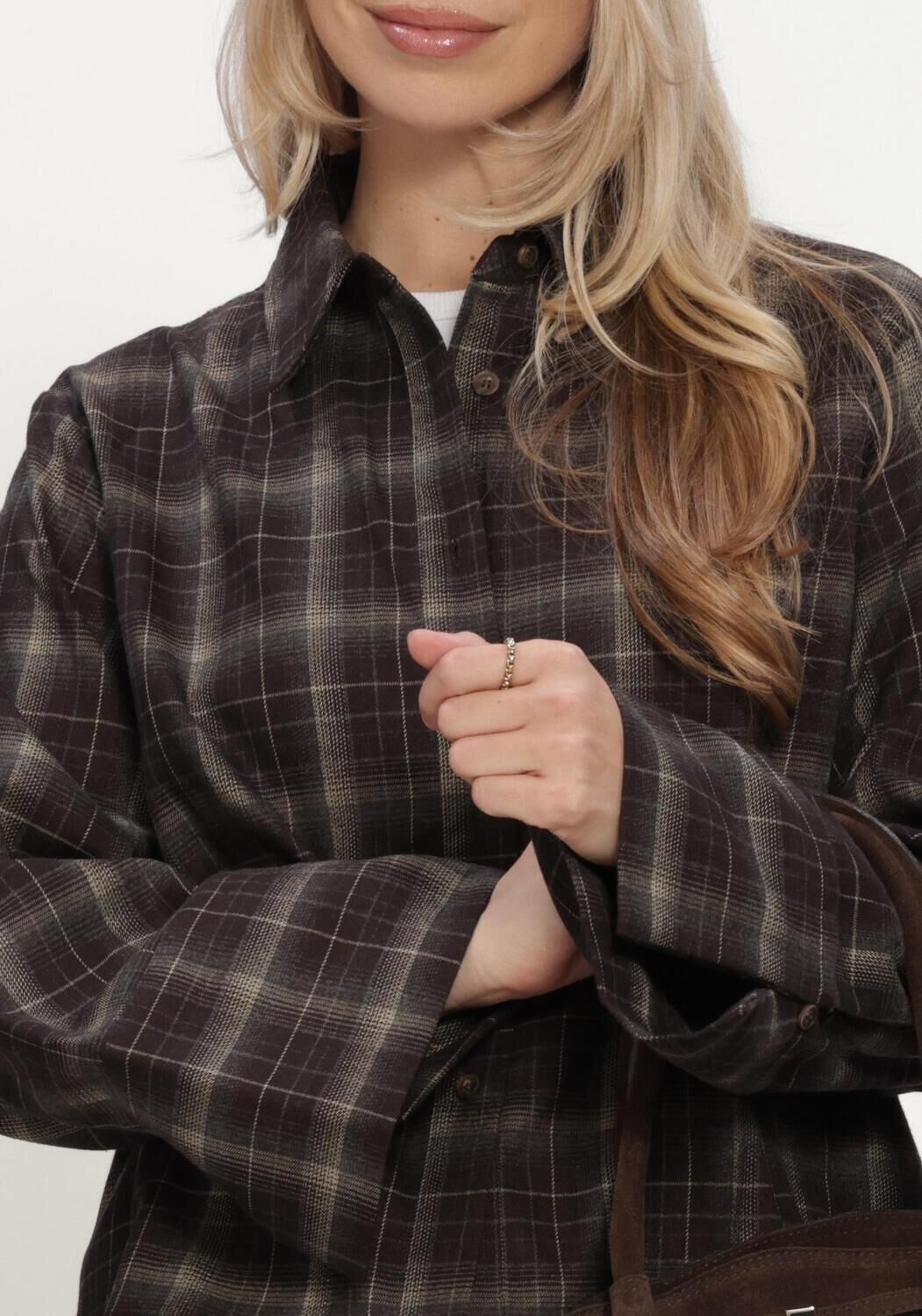 Bruine NEO NOIR  JAYLIN FLANNEL CHECK SHIRT - large