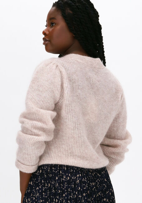 Gedachte optocht Dierentuin s nachts Creme SECOND FEMALE Trui BROOKY KNIT PUFF O-NECK | Omoda