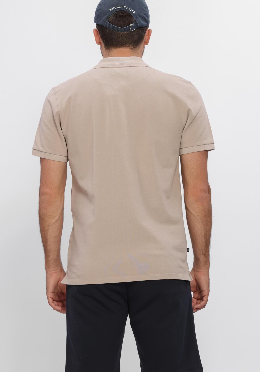 Beige BUTCHER OF BLUE Polo ARMY PIQUE POLO - large