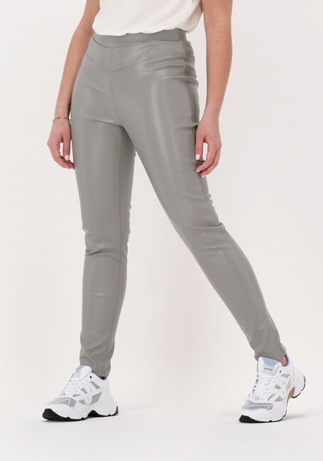 SIMPLE Legging ECO LEATHER PANTS en gris - large