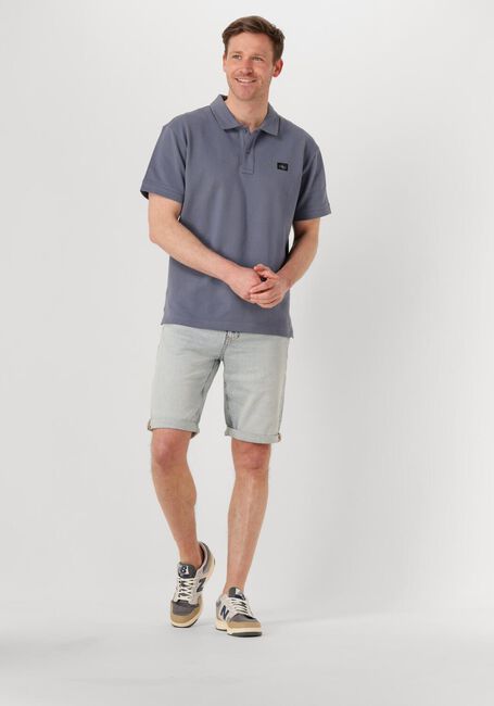 CALVIN KLEIN Polo WOVEN LABEL POLO en gris - large