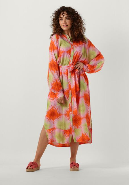 CIRCLE OF TRUST Robe midi ZOLA DRESS en orange - large