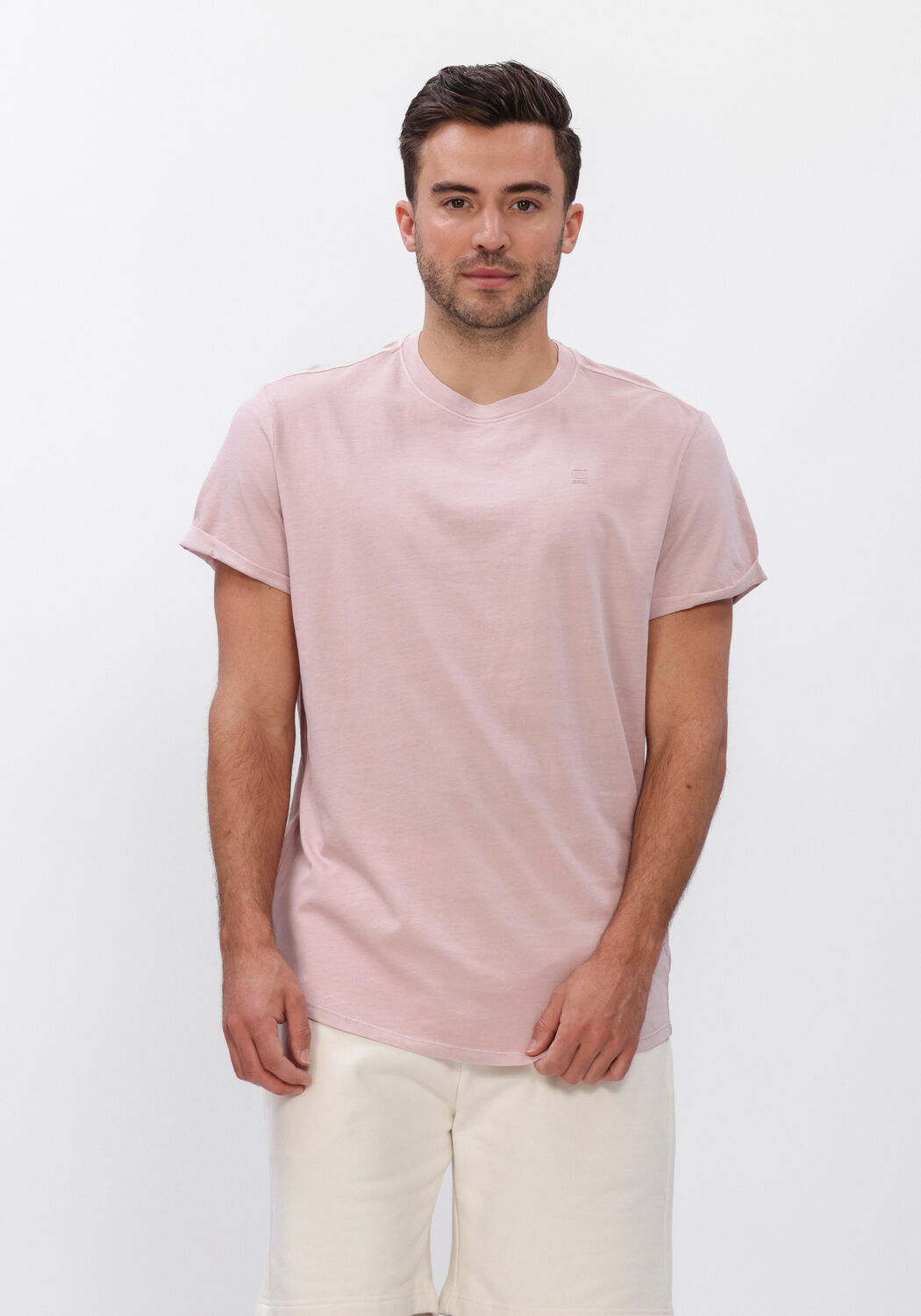 G-STAR RAW T-shirt LASH R T S\S Lilas - large