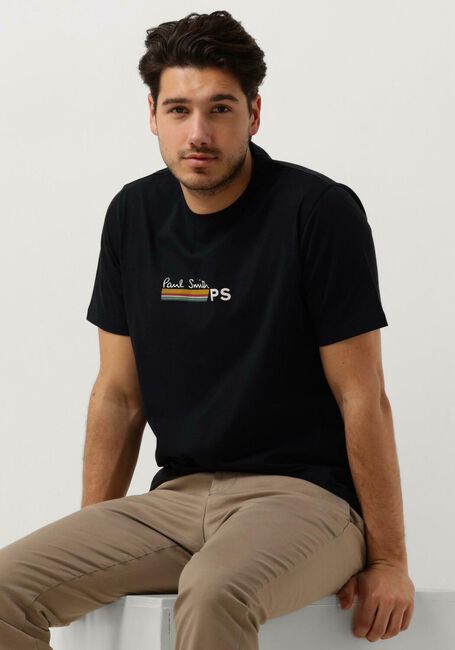 PS PAUL SMITH T-shirt MENS REG FIT T SHIRT STRIPE PS PAULSMITH Bleu foncé - large
