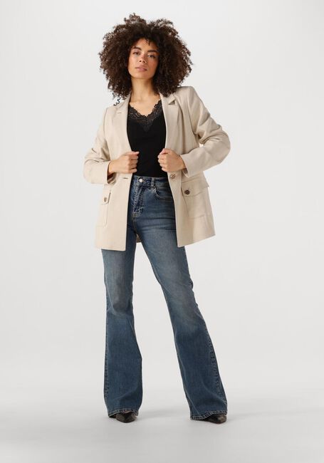 Zwarte ROSEMUNDE Top BERNADINE SL REGULAR V-NECK TOP - large