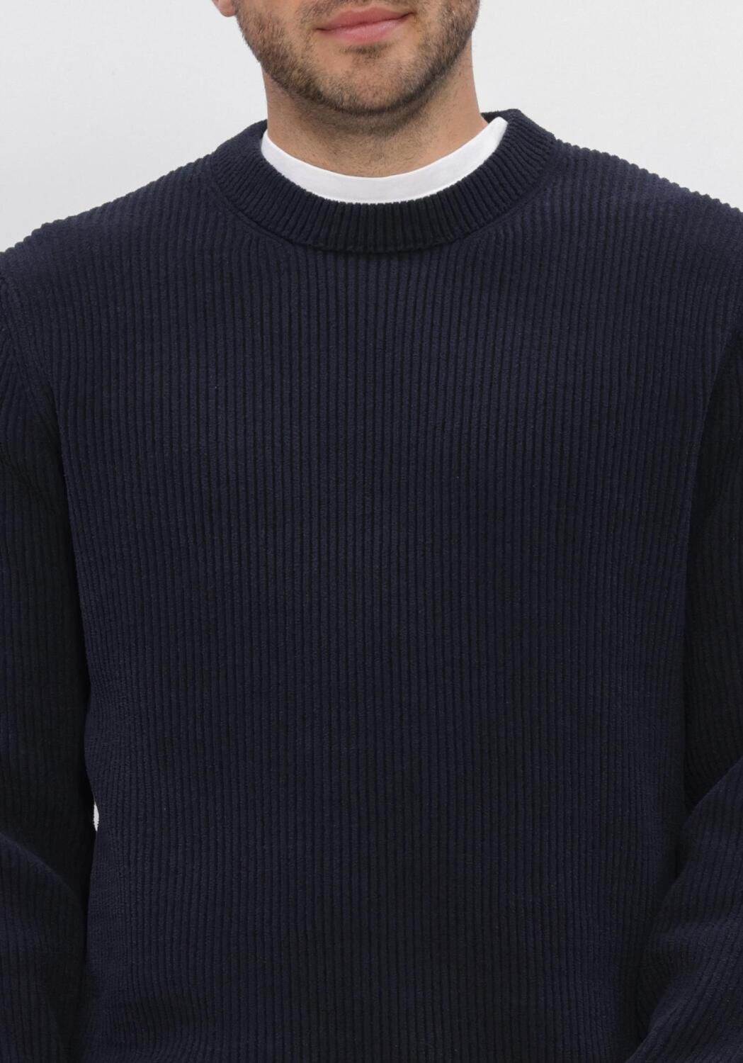 Donkerblauwe DSTREZZED Trui DS_LEVI CREWNECK - large