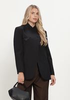 Zwarte HAUTE L'AMITI&Eacute; Blazer PREMIERE OVERLAP BLAZER