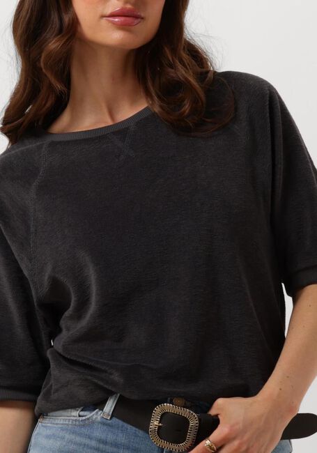 BY-BAR Haut NEVA SLUB TOP Gris foncé - large