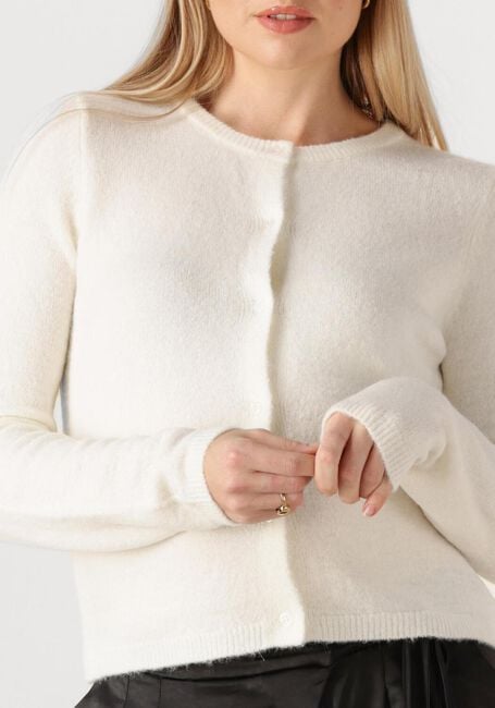 Ecru MODSTRÖM Vest TREEMD SHORT CARDIGAN - large