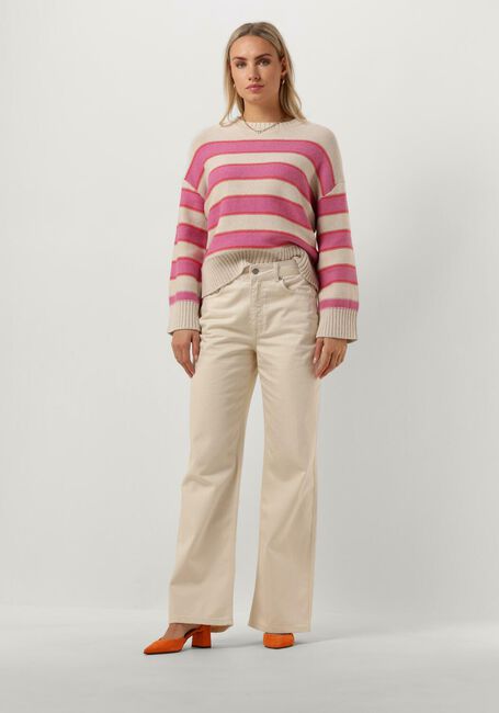 SELECTED WOMEN Pull SLFJILL LS KNIT O-NECK en beige - large