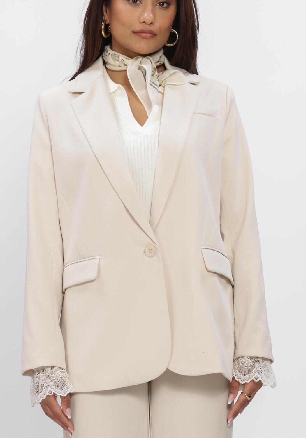 YDENCE Blazer BLAZER MAISIE Blanc - large