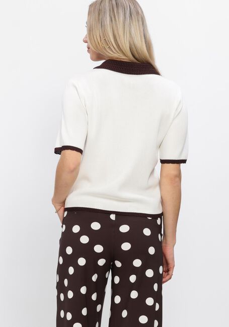 Witte STUDIO ANNELOES Trui Jemy crochet polo - large