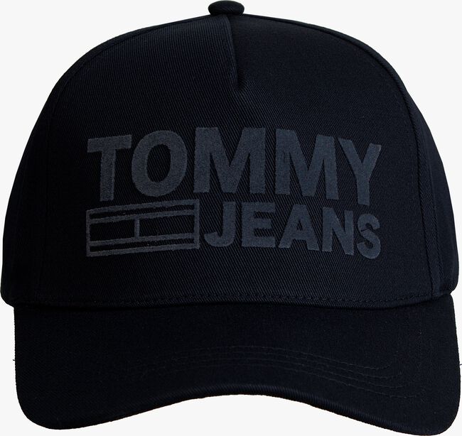 TOMMY HILFIGER Casquette TJU FLOCK CAP en noir  - large